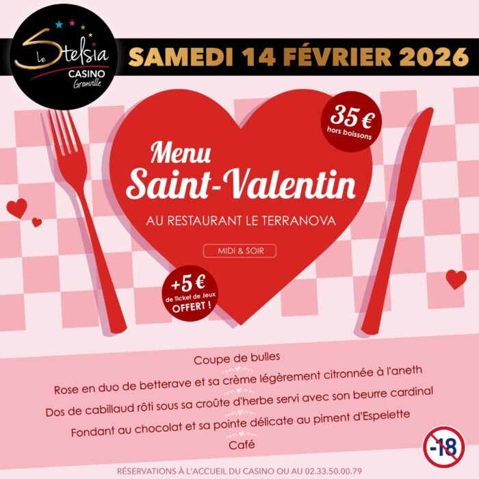 Menu Saint-Valentin