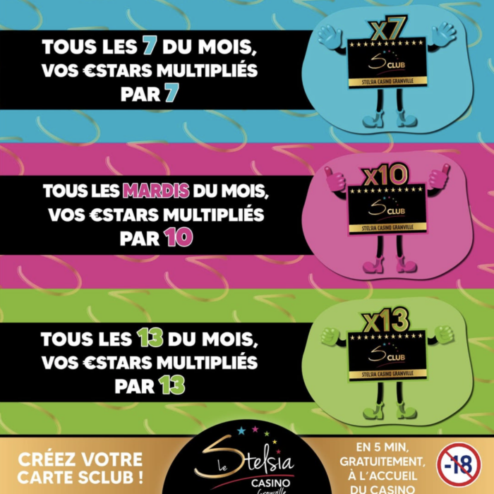 Vous êtes membre du 𝐒 𝐂𝐥𝐮𝐛 ? Venez multiplier vos €Stars !