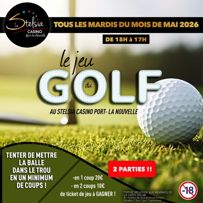 Le jeu du golf